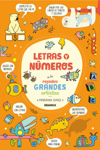 Letras y números de los pequeños grandes artistas: portada