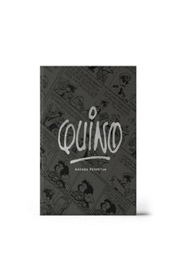 Agenda perpetua Quino negra: portada