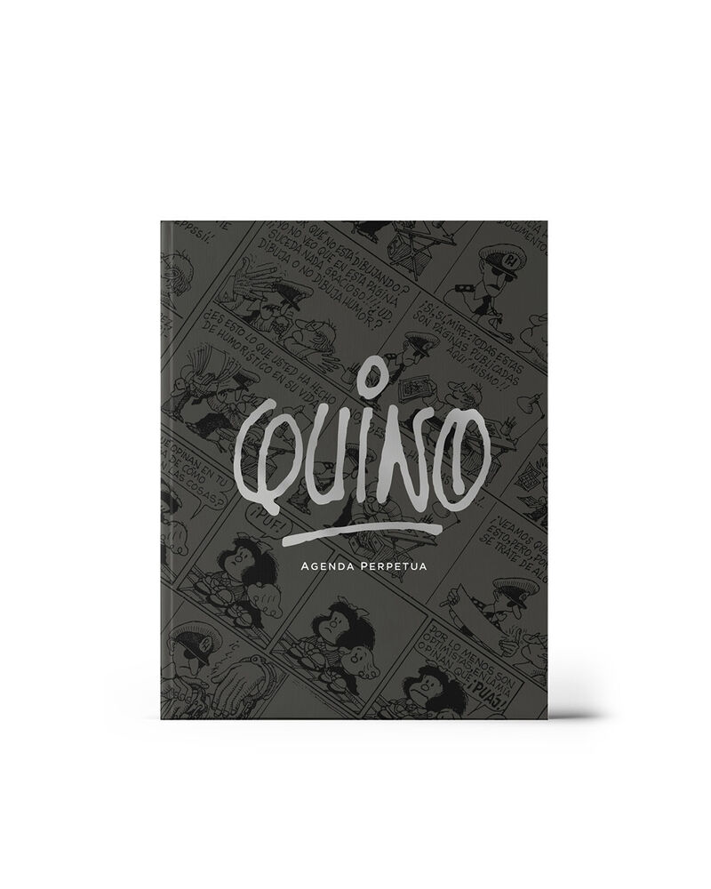 Agenda perpetua Quino negra: portada