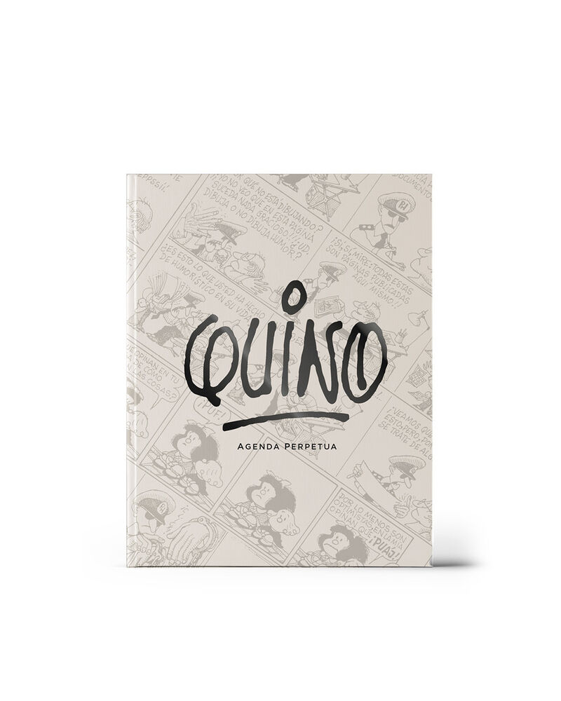 Agenda perpetua Quino beige: portada