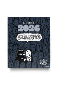 Calendario 2026 Quino de pared: portada
