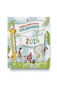 Calendario 2026 pequeños grandes artistas de pared: portada