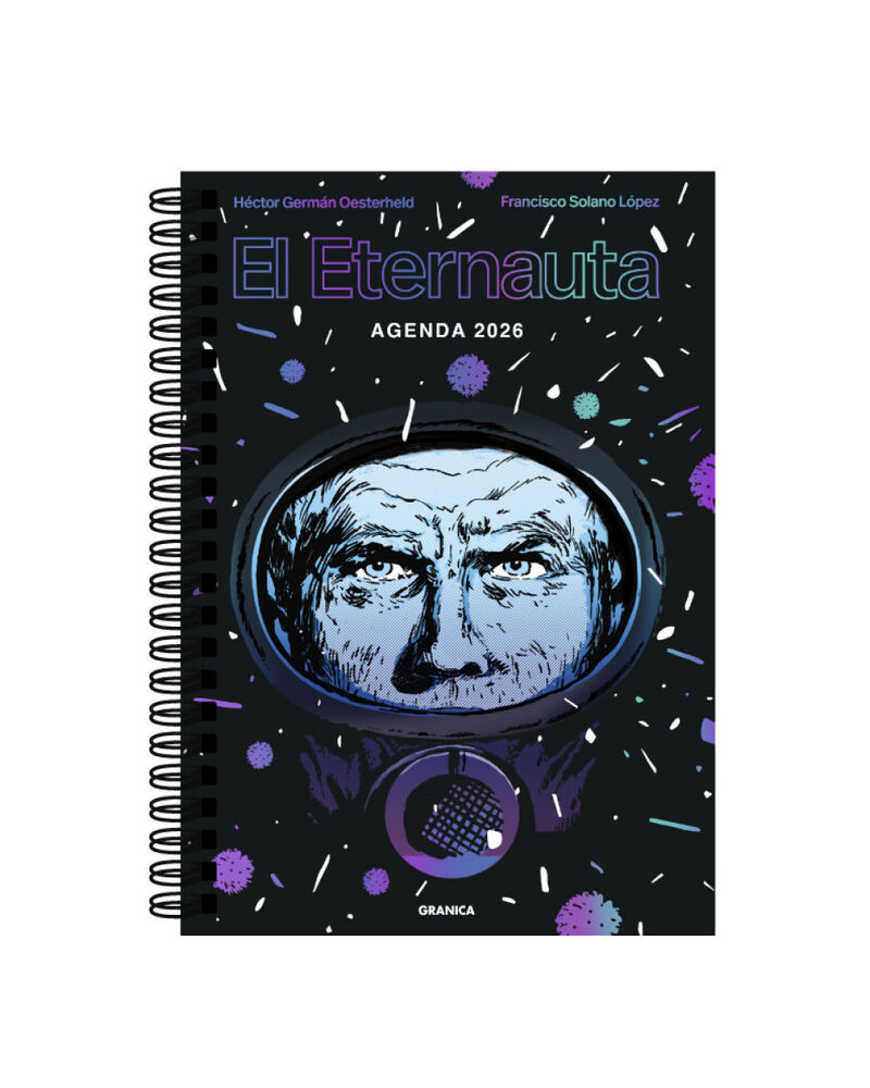 Agenda 2026 Eternauta anillada morada: portada