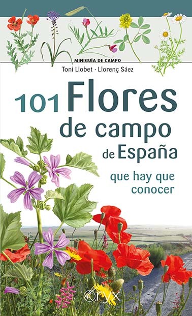 101 Flores de campo de España: portada