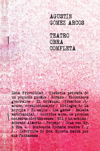 Teatro. Obra completa: portada