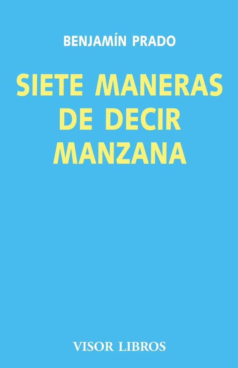 Siete maneras de decir manzana: portada