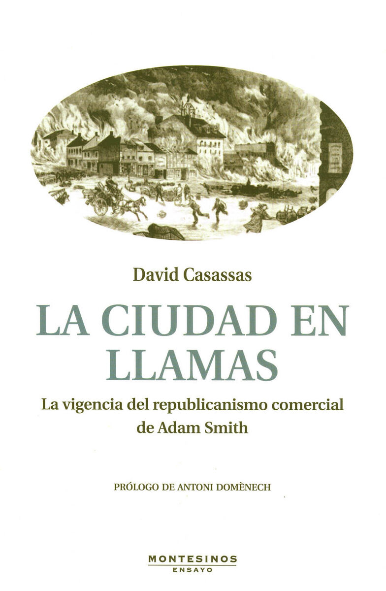 La ciudad en llamas: portada