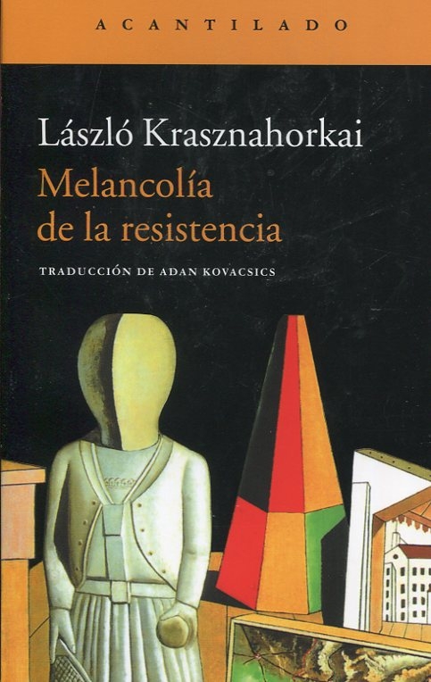 Melancolía de la resistencia: portada