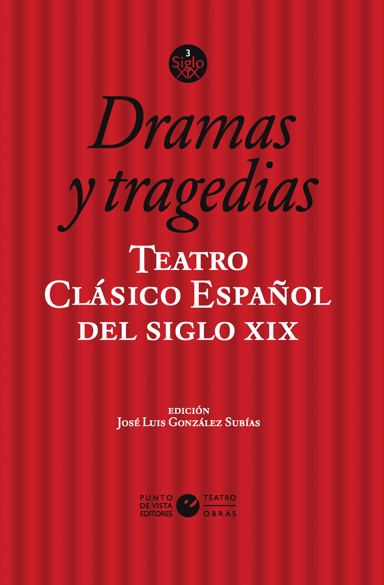 Teatro clásico español del siglo XIX. Dramas y tragedias: portada