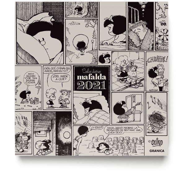 Calendario 2021 Mafalda Pared