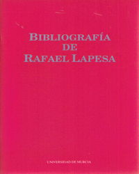 Bibliografia de Rafael Lapesa