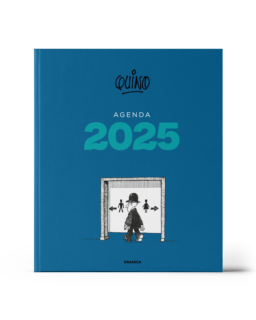 Agenda 2025 Quino encuadernada azul