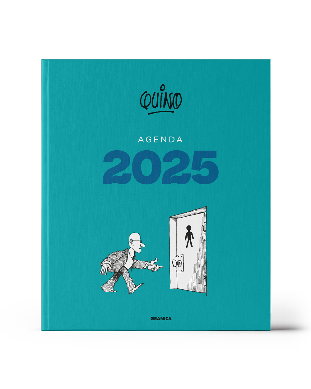 Agenda 2025 Quino encuadernada turquesa