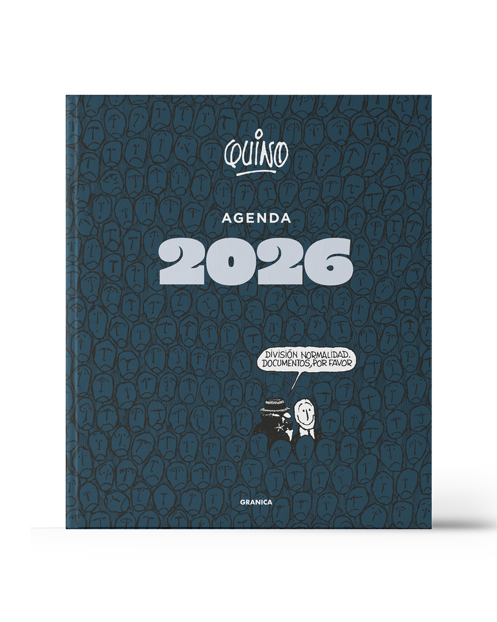 Agenda 2026 Quino encuadernada negra