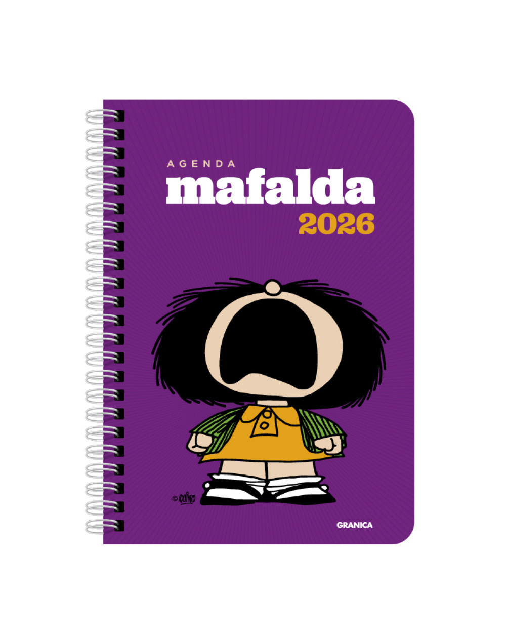 Agenda 2026 Mafalda anillada protesta violeta
