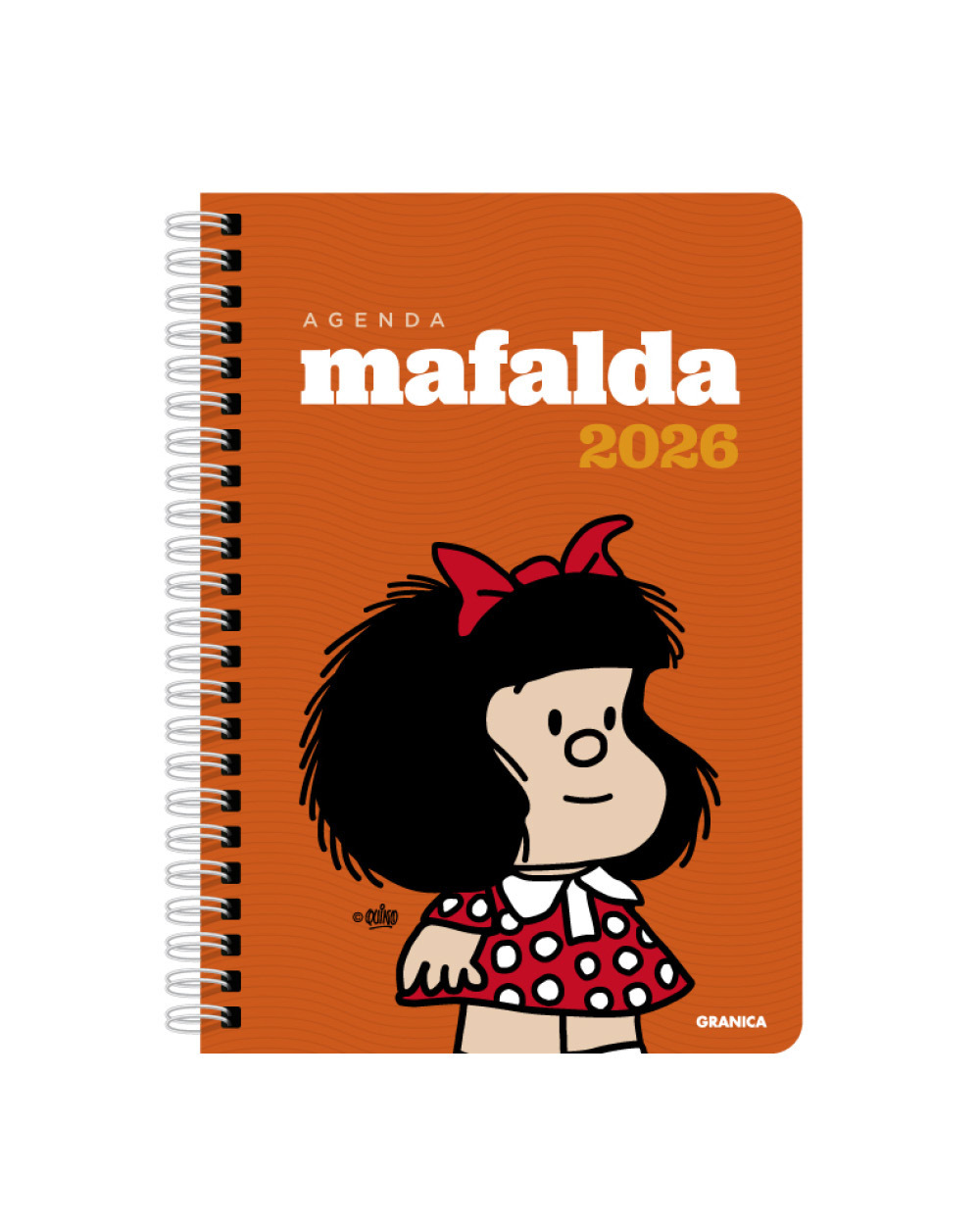 Agenda 2026 Mafalda día por página XL