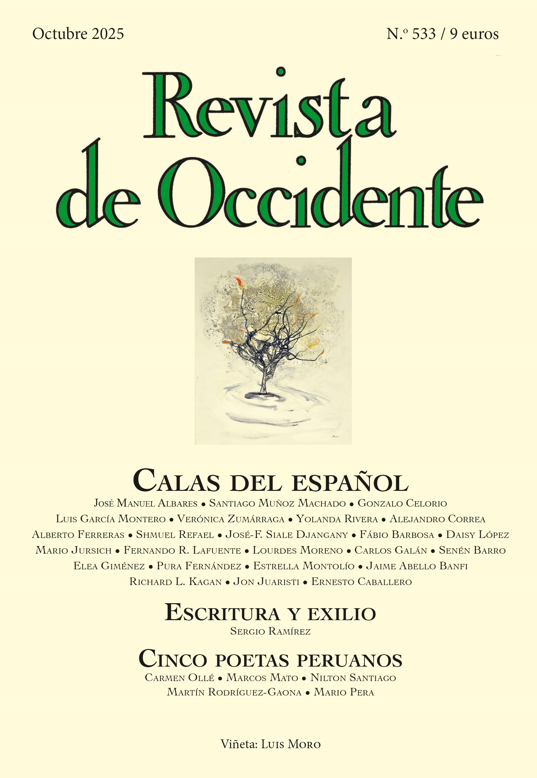 Revista de Occidente 533: Calas del español