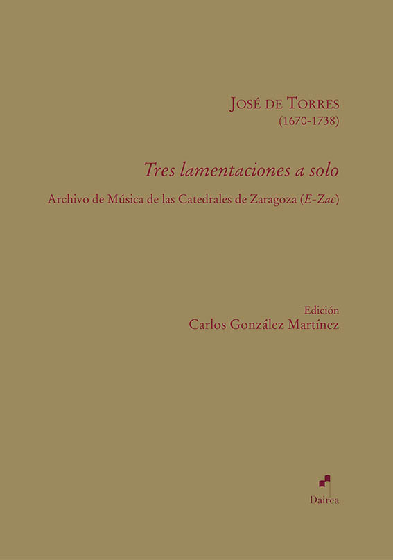 Tres lamentaciones a solo