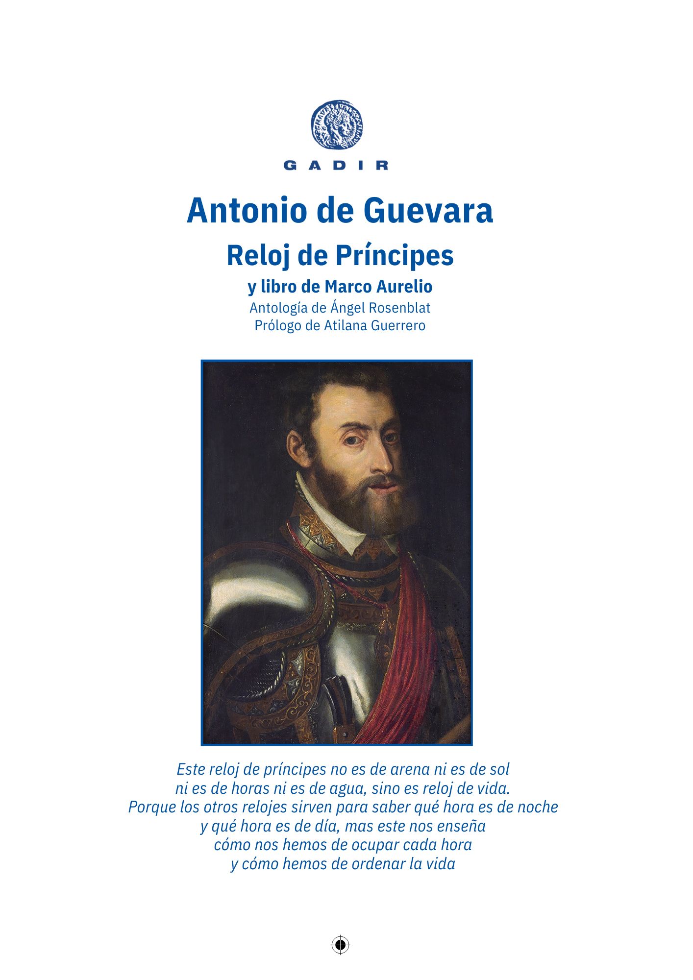 Reloj de Príncipes y libro de Marco Aurelio