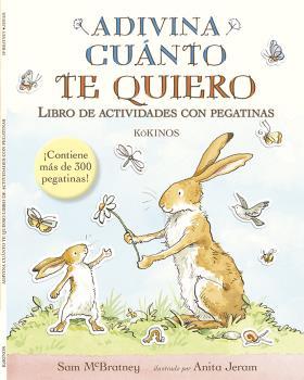 Adivina cuánto te quiero libro de actividades con pegatinas