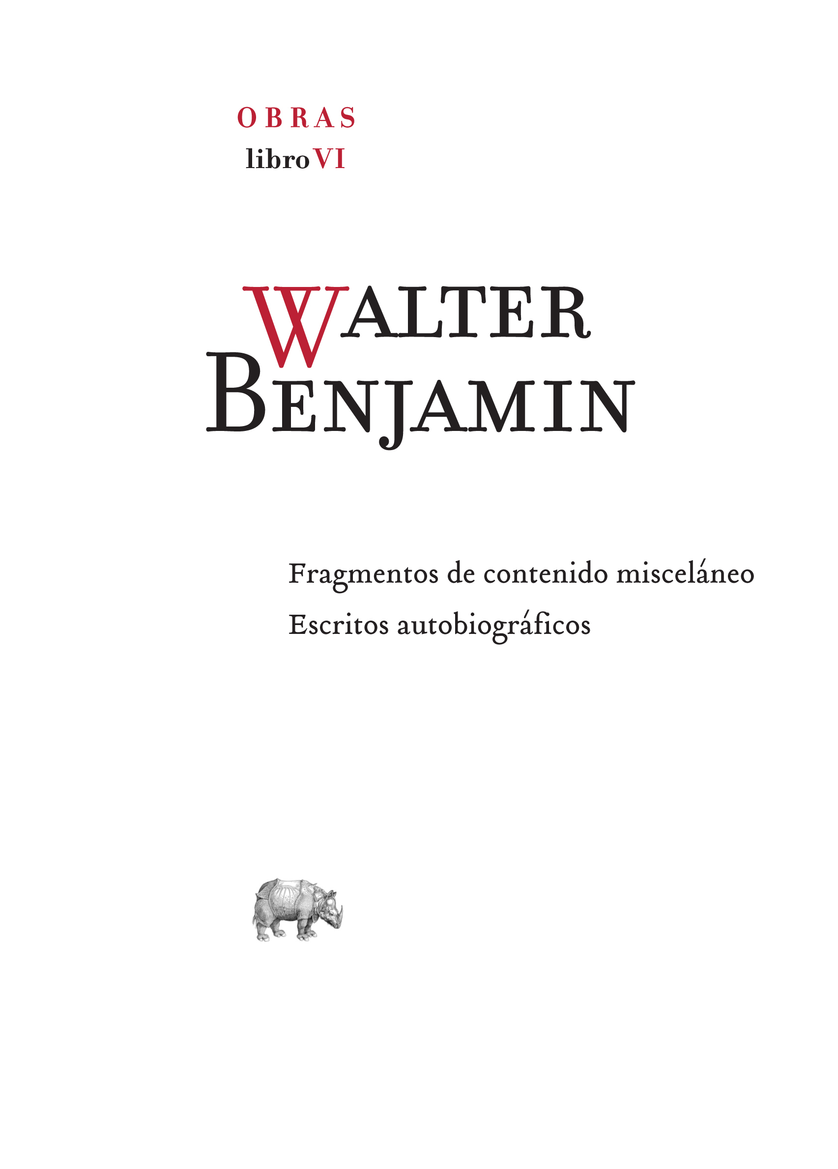 Obra completa. Libro VI