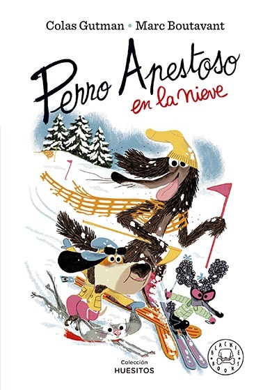 Perro Apestoso en la nieve