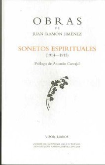 Sonetos espirituales, 1914-1915 (Obras Juan Ramon Jimenez)
