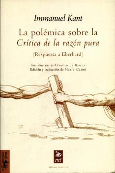 La polémica sobre la  Crítica de la razón pura