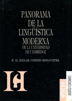 Panorama de la lingüística moderna de la Universidad de Cambridge - IV