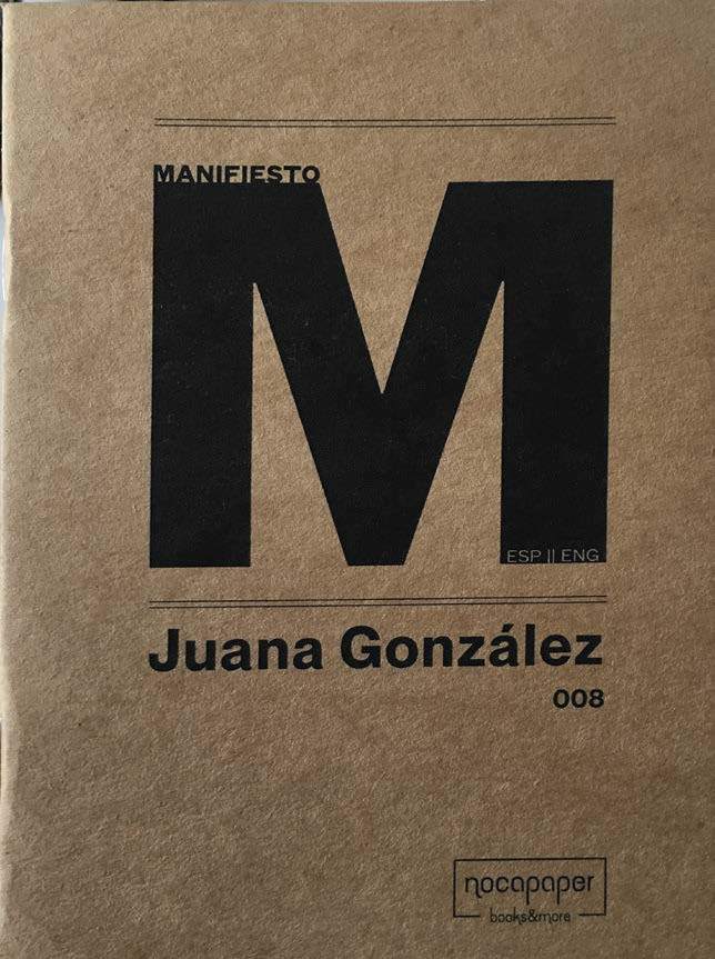 Manifiesto- Juana González