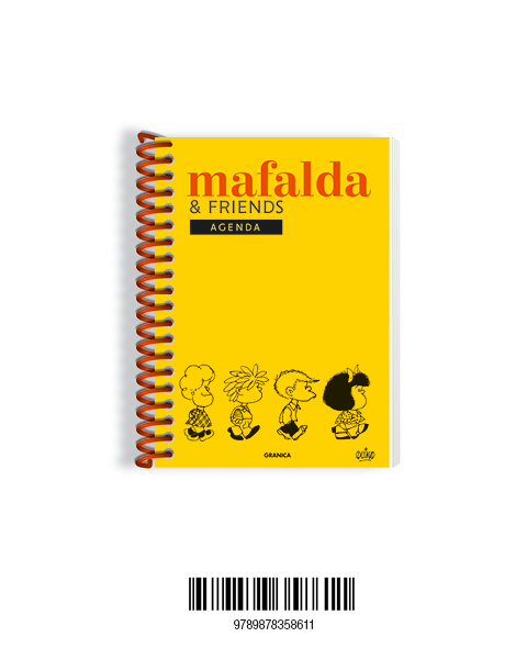 Agenda Mafalda perpetua & friends amarilla