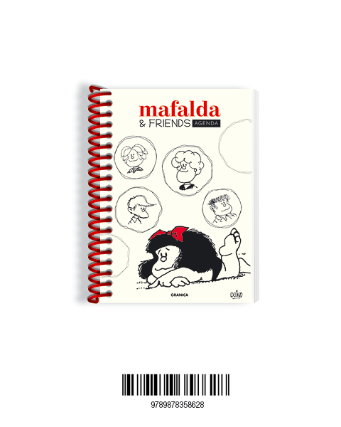 Agenda Mafalda perpetua & friends blanco
