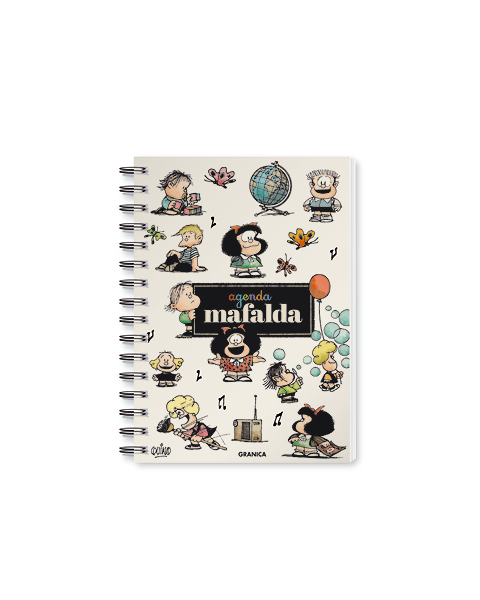Mafalda agenda perpetua anillada personajes (nueva edición)