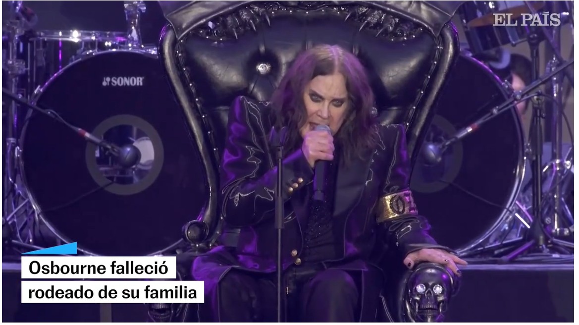 Muere a los 76 años Ozzy Osbourne, la voz más carismática del heavy metal (El País)