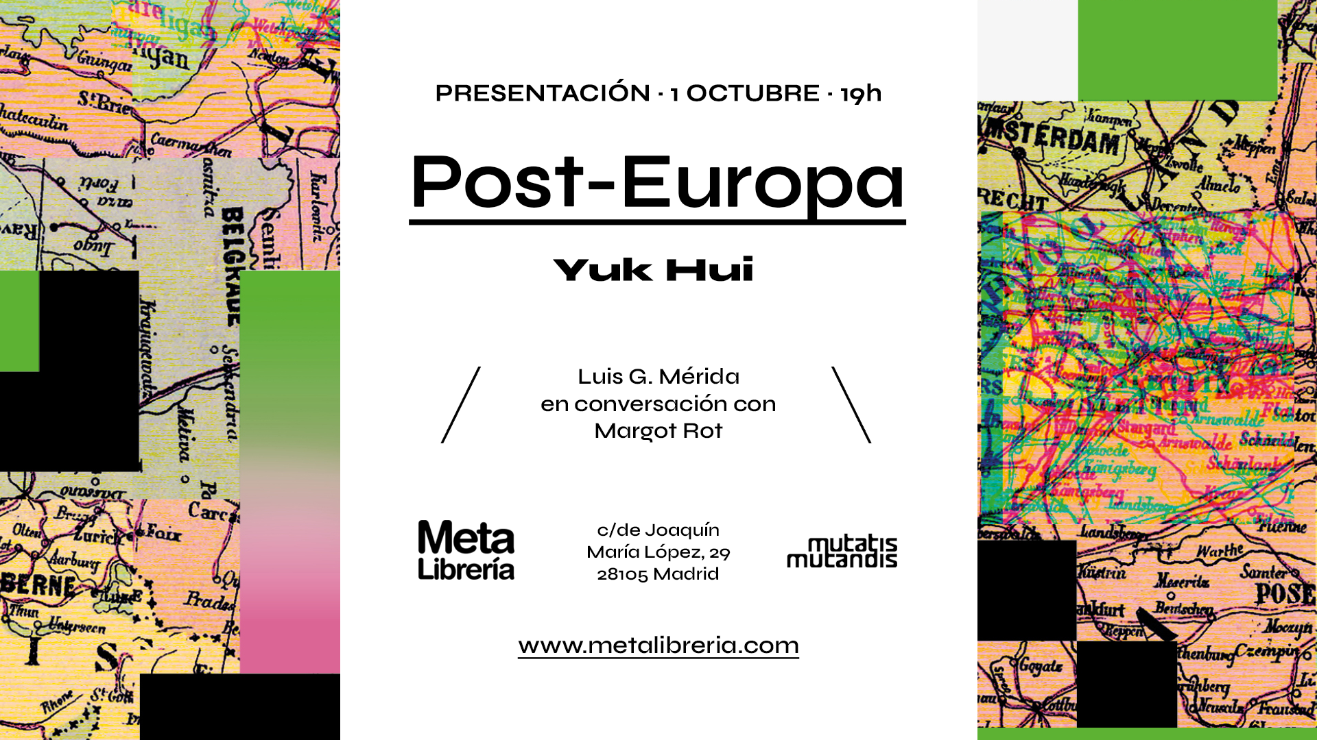 Presentación de Post-Europa con Luis G. Mérida y Margot Rot