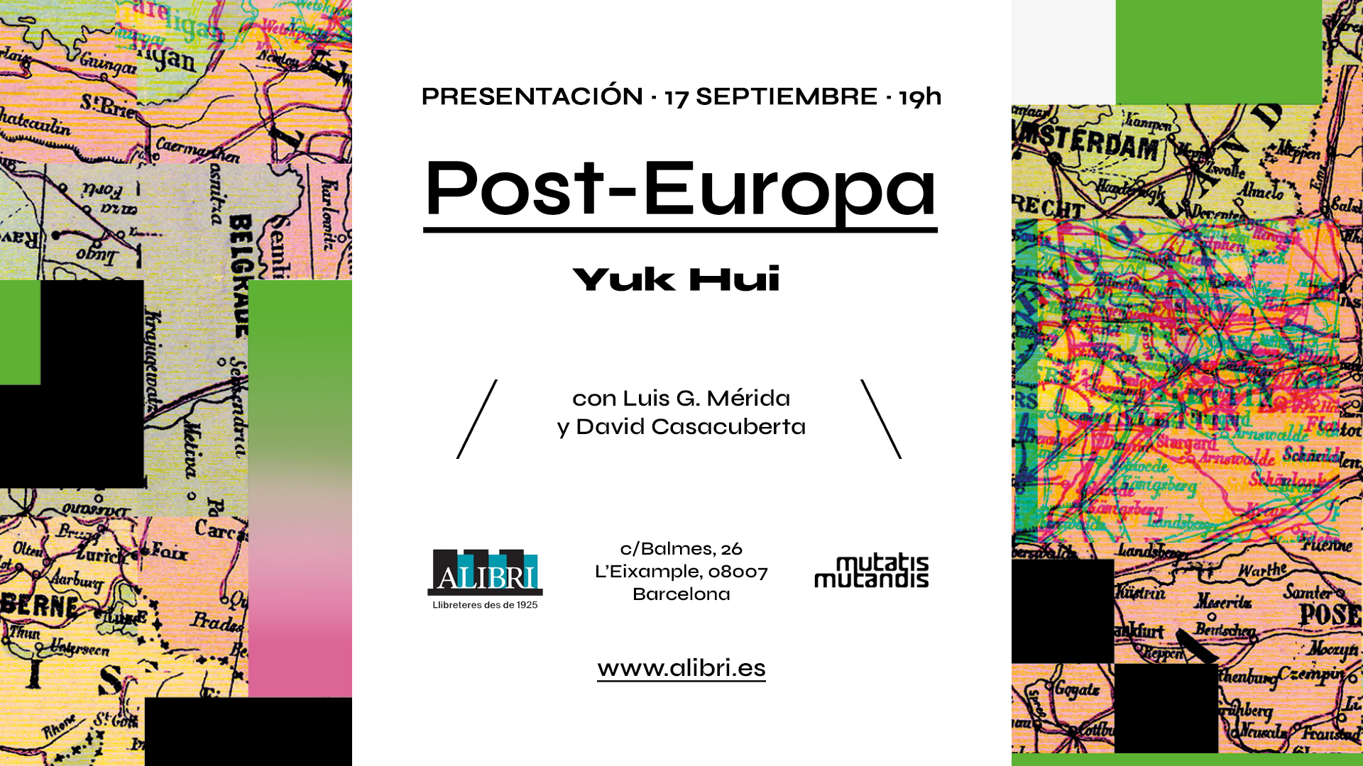 Presentación de Post-Europa con Luis G. Mérida y David Casacubierta